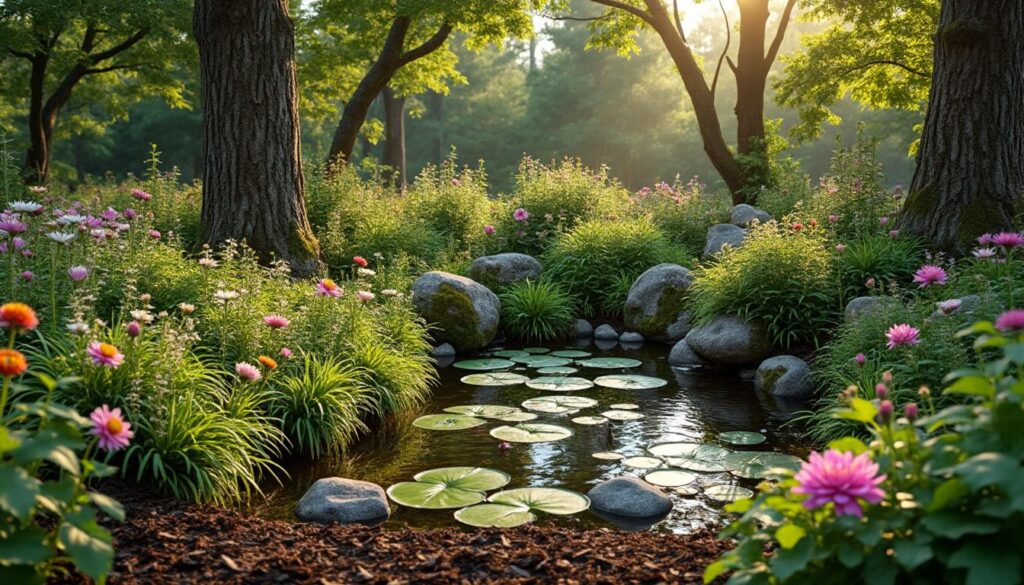 découvrez comment créer un jardin écologique, un écosystème vivant et sobre qui favorise la biodiversité tout en respectant l'environnement.