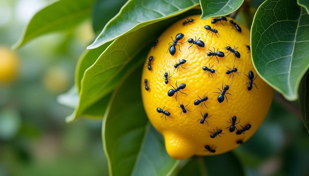 découvrez les causes de l'invasion de fourmis sur votre citronnier et apprenez des méthodes efficaces pour les repousser et protéger votre arbre.