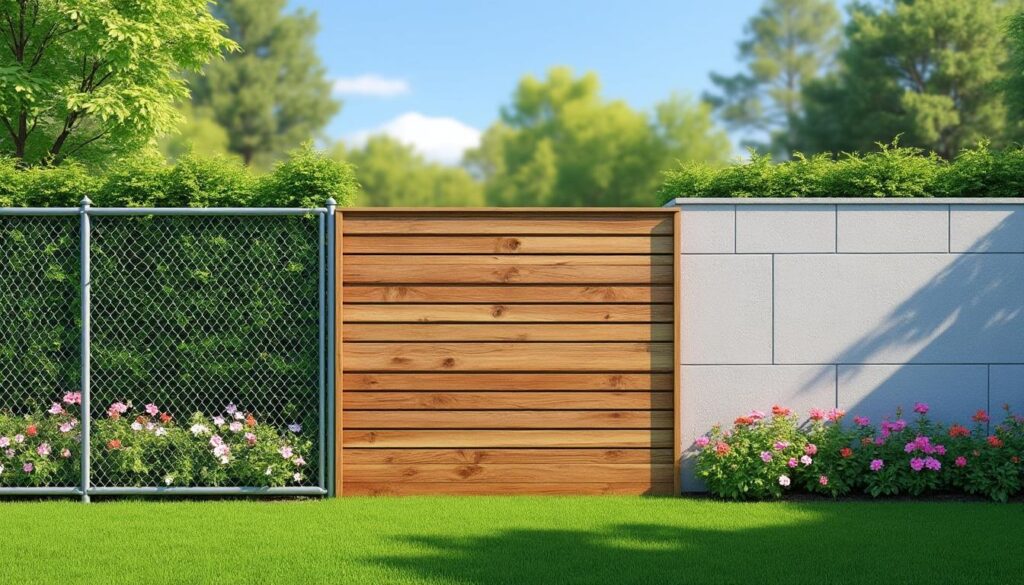 découvrez comment choisir la clôture idéale pour votre jardin parmi le grillage, le bois et le béton, en fonction de vos besoins esthétiques et pratiques.