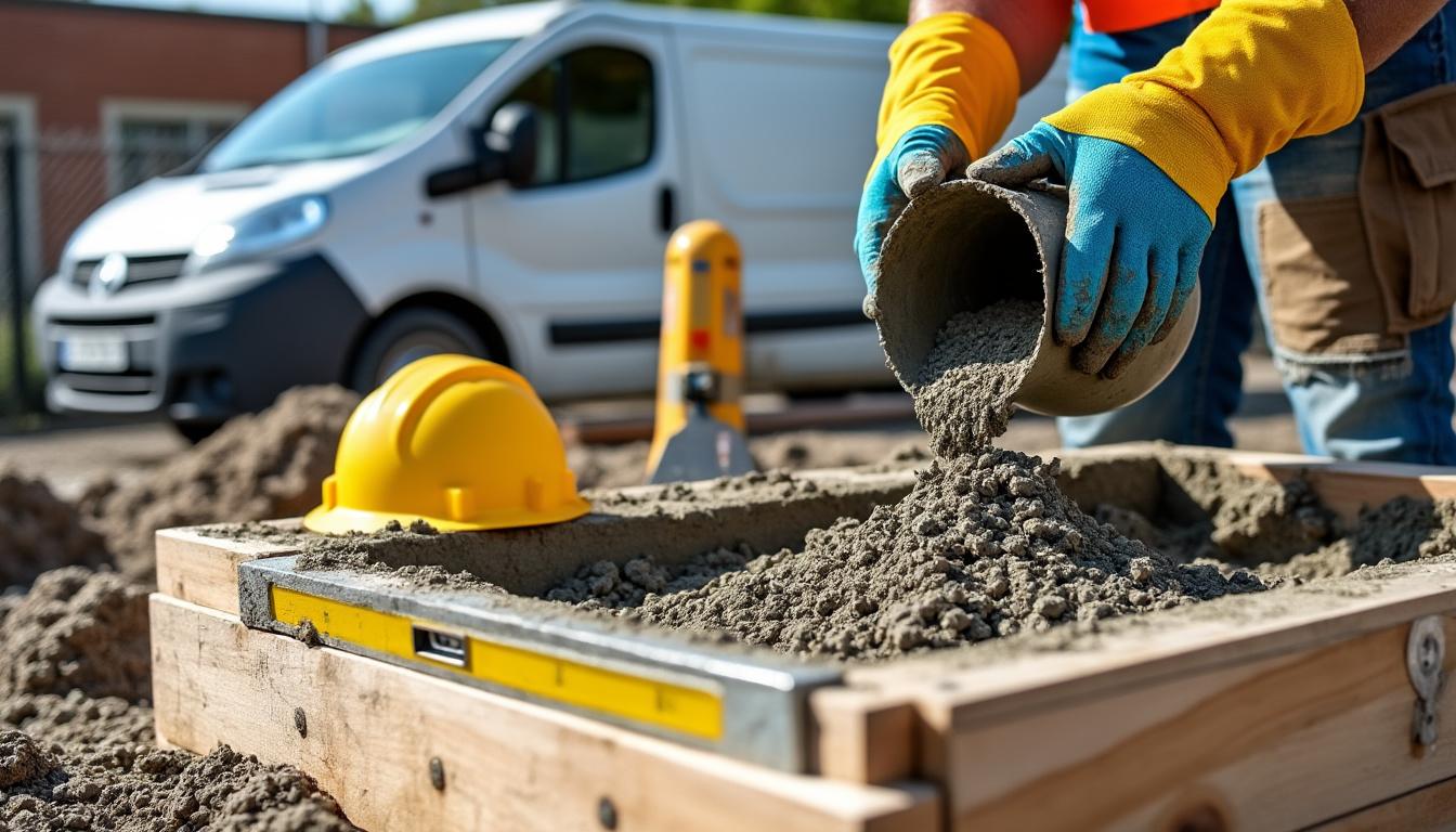 découvrez le bon dosage pour un béton 350 kg avec mélange sable gravier, idéal pour couler une dalle solide et durable tout en évitant le gaspillage de matériaux.
