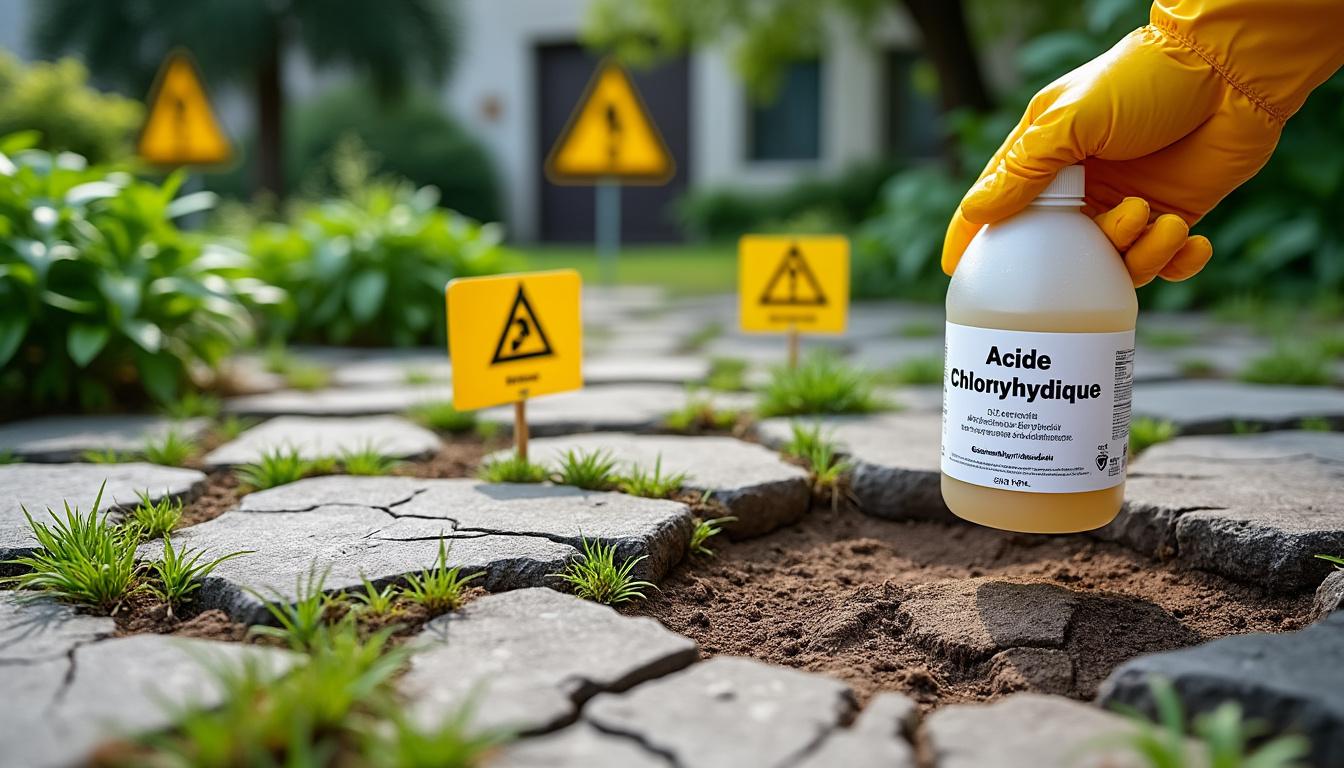 découvrez les effets de l'acide chlorhydrique utilisé comme désherbant sur le sol vivant et pourquoi il est préférable de l'éviter pour préserver la biodiversité et la santé du sol.