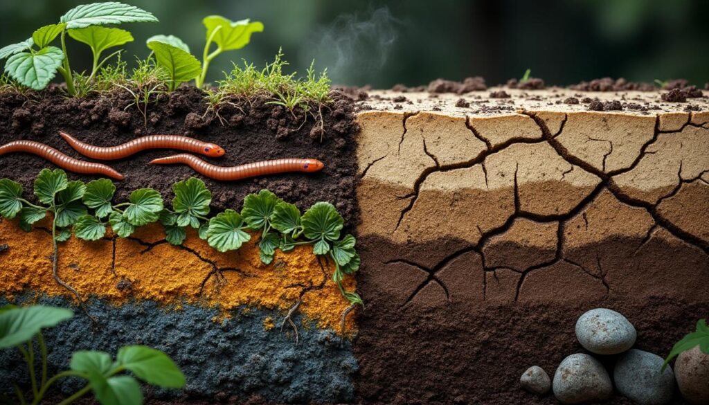 découvrez l'impact de l'acide chlorhydrique désherbant sur le sol vivant et pourquoi il est préférable d'éviter son utilisation pour préserver la santé de votre terrain.