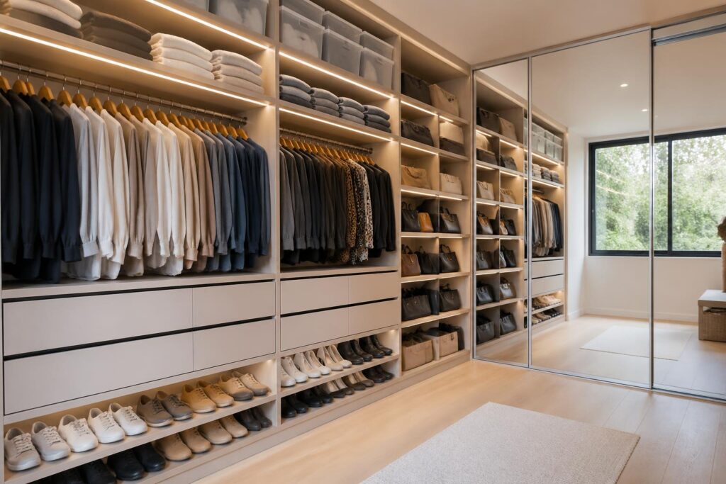 découvrez nos astuces pratiques pour aménager un dressing optimisé, maximiser l'espace et organiser vos vêtements avec style et efficacité.