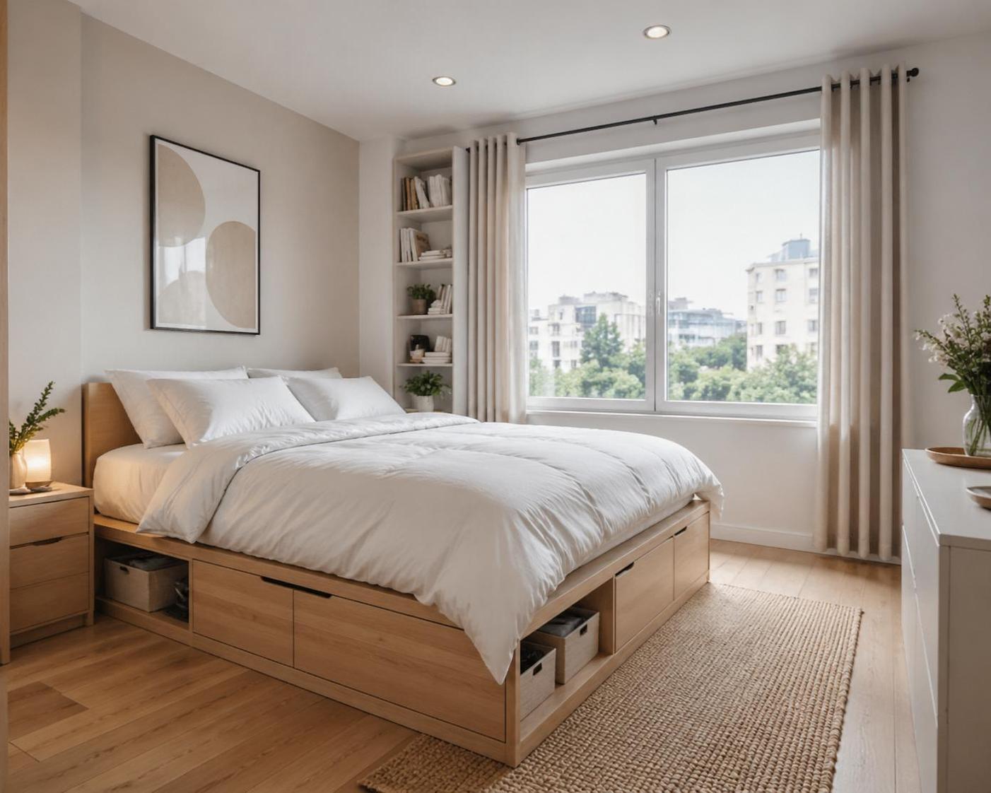 découvrez comment un lit avec rangement peut transformer votre chambre en un espace ordonné et optimisé, alliant praticité et style.
