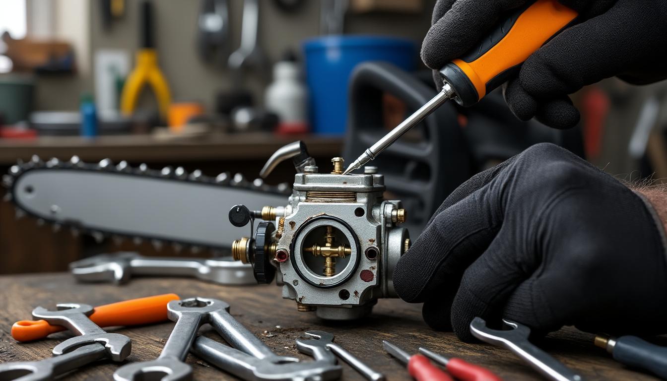 Réglage carburateur tronçonneuse vis h et l : retrouver les réglages corrects pour prolonger la vie du moteur 2 découvrez comment régler les vis h et l du carburateur de votre tronçonneuse pour optimiser ses performances et prolonger la durée de vie de son moteur.