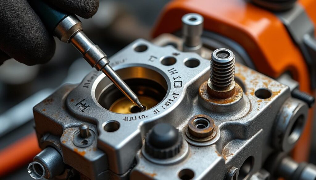 découvrez comment régler les vis h et l de votre carburateur de tronçonneuse pour optimiser les performances et prolonger la durée de vie du moteur.