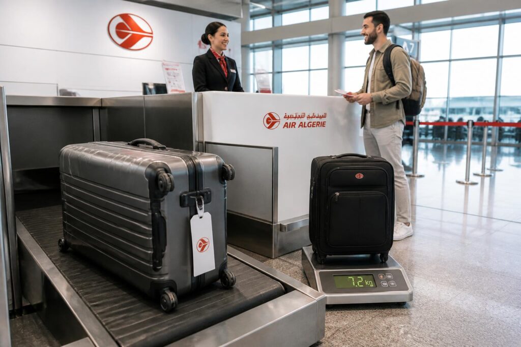 découvrez les règles de franchise, les dimensions autorisées et des conseils pratiques pour voyager avec votre bagage air algérie sans mauvaise surprise.
