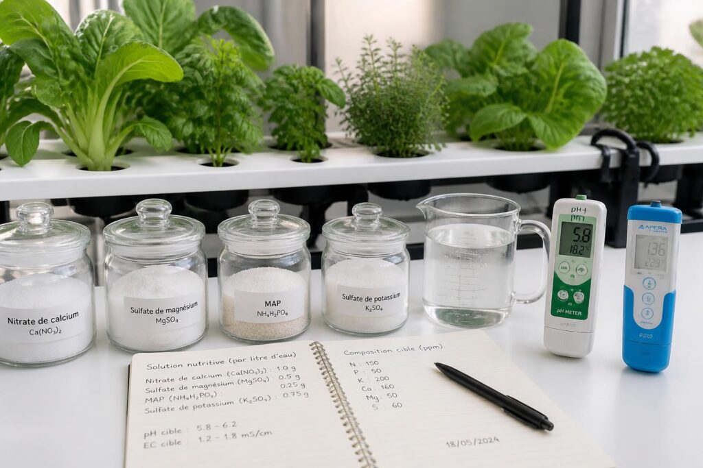 découvrez comment créer votre propre engrais hydroponique maison pour une solution nutritive parfaite, et cultivez vos plantes hors-sol toute l'année avec succès.