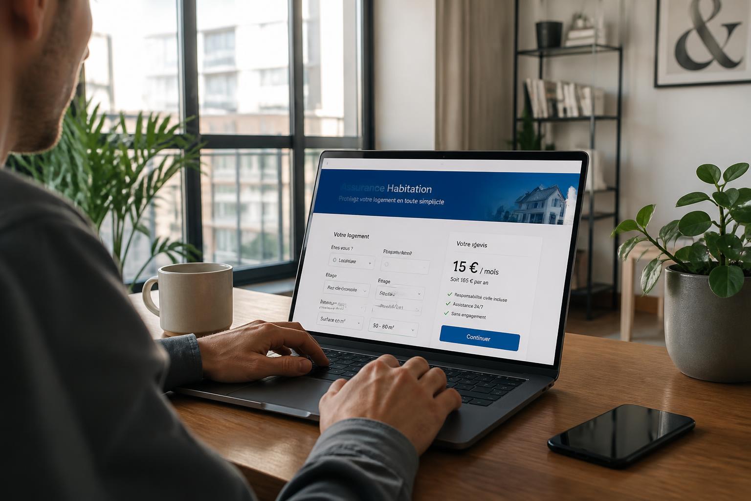 souscrivez facilement et rapidement votre assurance habitation en ligne en un seul clic. profitez d'une protection fiable immédiatement.