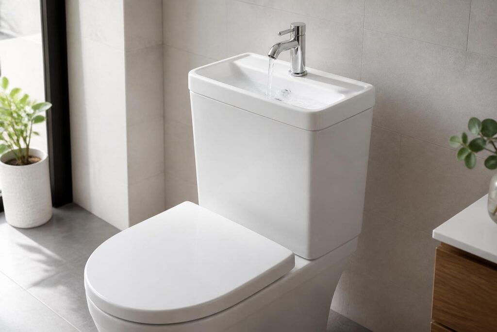 découvrez comment une toilette avec lave-main intégré permet de réduire efficacement votre consommation d'eau grâce à un équipement simple, économique et écologique.