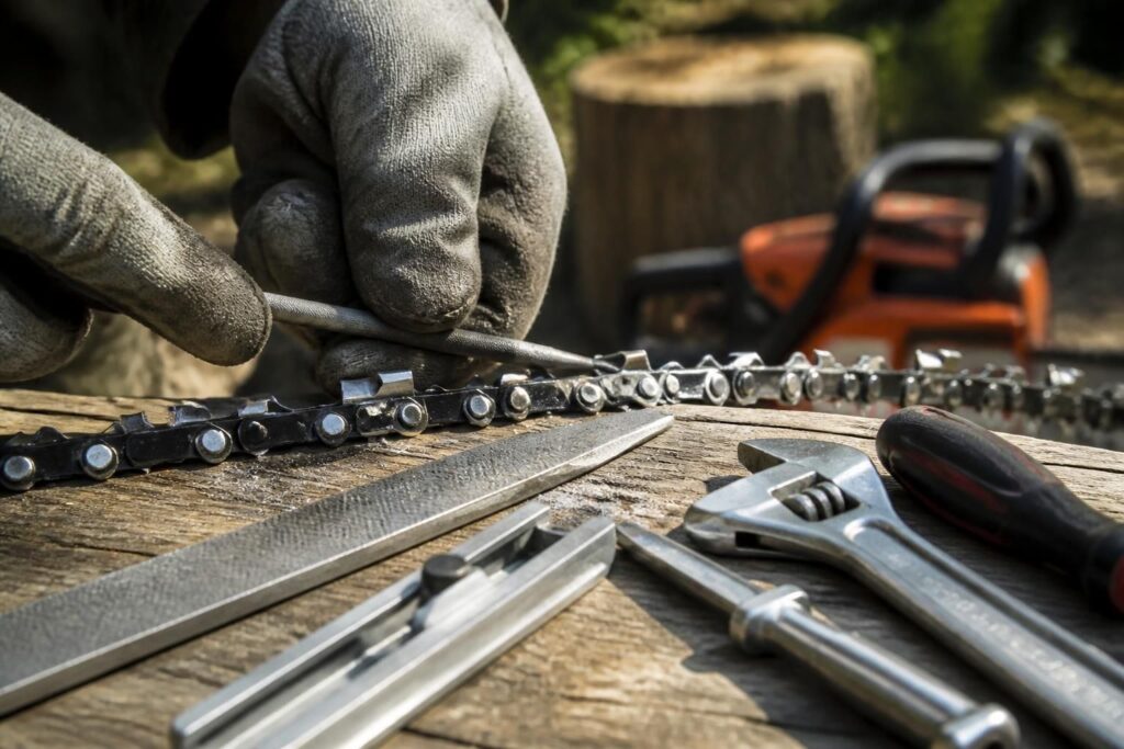 découvrez comment affûter une chaîne de tronçonneuse efficacement grâce aux bons angles, outils adaptés et une cadence d'entretien régulière pour prolonger la durée de vie de votre outil.