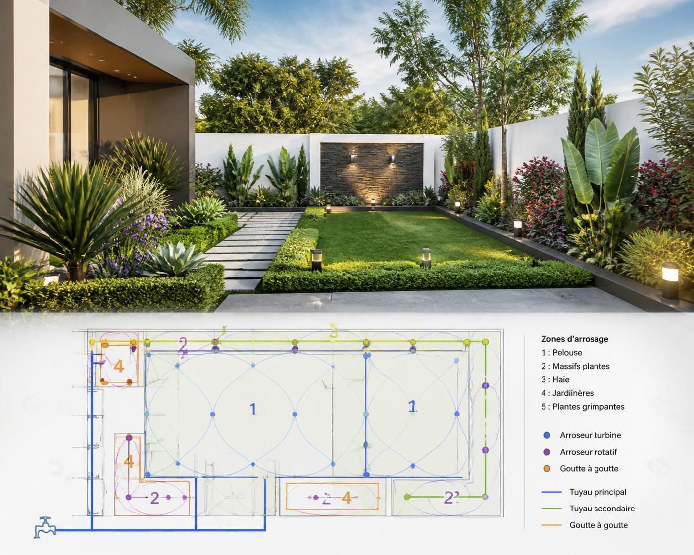 Guide complet pour concevoir et programmer un système d’arrosage automatique étape par étape 2 découvrez notre guide complet pour concevoir et programmer facilement un système d’arrosage automatique, avec des instructions étape par étape pour un jardin toujours bien arrosé.