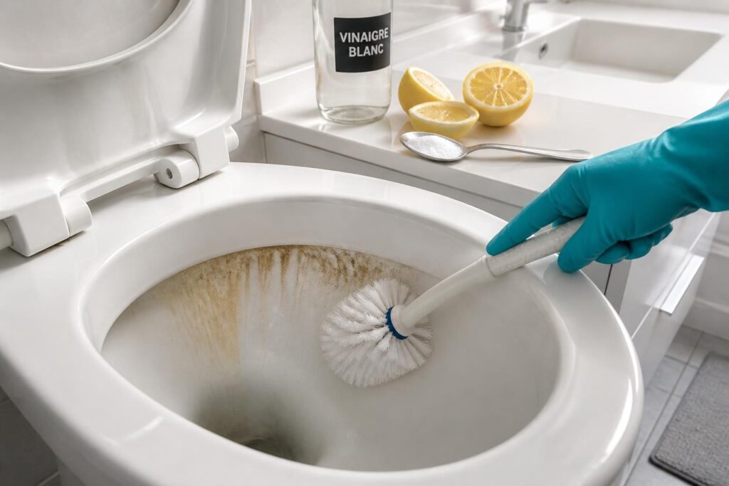 découvrez une astuce infaillible pour nettoyer des wc très entartrés sans abîmer la cuvette, alliant efficacité et protection de vos sanitaires.