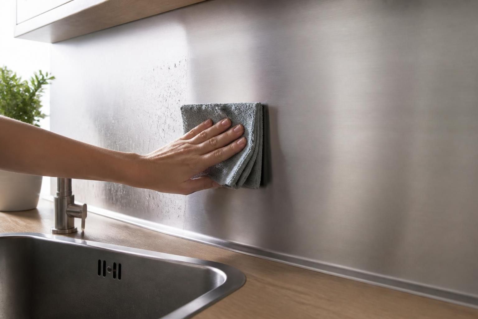 Astuce efficace : nettoyer l'inox taché sans l'abîmer 2 découvrez une astuce efficace pour nettoyer l'inox taché sans l'endommager, afin de retrouver un acier brillant et impeccable facilement.