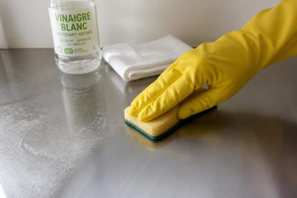 découvrez une astuce efficace pour nettoyer l'inox taché sans l'abîmer, en utilisant des méthodes simples et naturelles pour redonner éclat et propreté à vos surfaces en acier inoxydable.