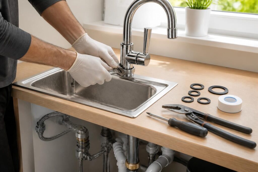 découvrez notre guide pratique pour remplacer un robinet de cuisine facilement et sans risque de fuite. suivez nos étapes simples pour une installation réussie et durable.