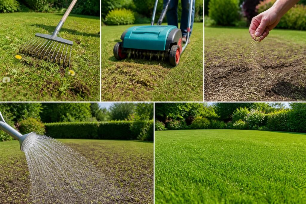 apprenez à rénover votre pelouse envahie de mauvaises herbes grâce à ces 5 étapes essentielles pour obtenir un gazon sain et impeccable toute l'année.
